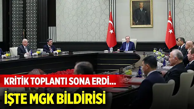 Son Dakika! Kritik toplantı sona erdi... İşte MGK Bildirisi