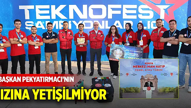 Başkan Pekyatırmacı'nın hızına yetişilmiyor