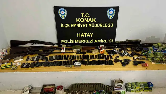 Ölen kişinin evinden cephanelik çıktı