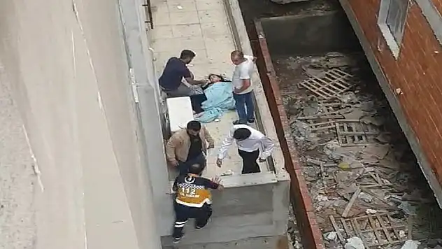 Evden kaçmak isteyen genç 2'nci kattan düştü