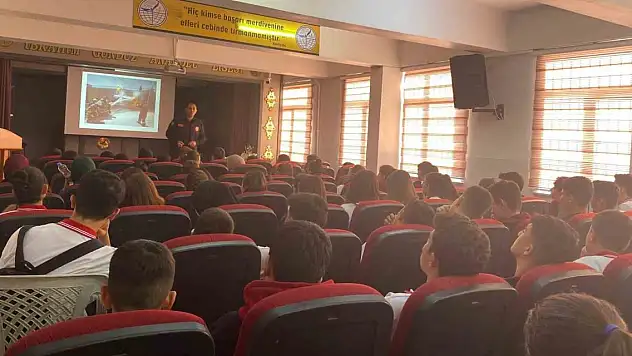 Karapınar İbrahim Gündüz Anadolu Lisesinde tatbikat