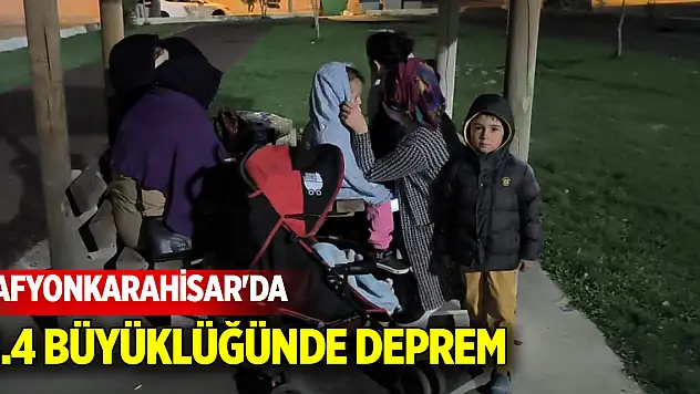 Afyonkarahisar'da 4.4 büyüklüğünde deprem