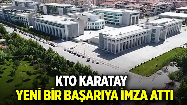 KTO Karatay, Dünya Üniversiteleri Sıralamasında yeni bir başarıya imza attı