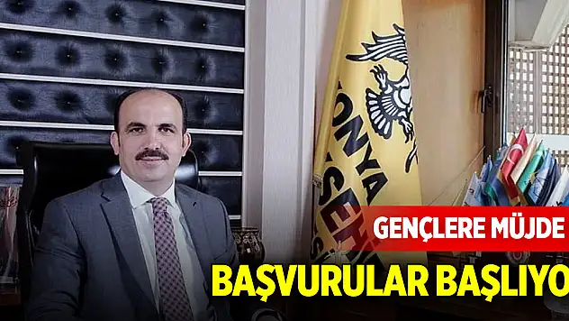 Başkan Altay'dan gençleri heyecanlandıran haber! Başvurular başlıyor