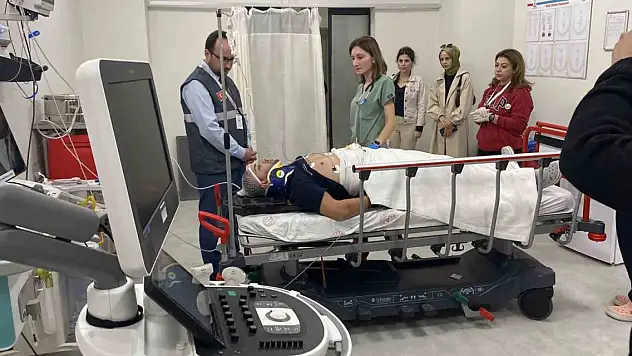 Kulu Bölge Hastanesinde trafik kazası tatbikatı yapıldı