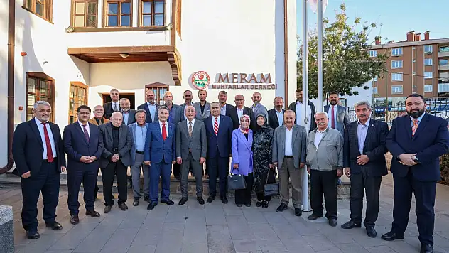 Başkan Kavuş'tan Meram muhtarlarına ziyaret