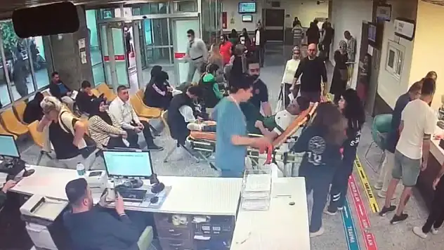 Sedyede geldiği hastaneden hırsızlık yaparak kaçtı