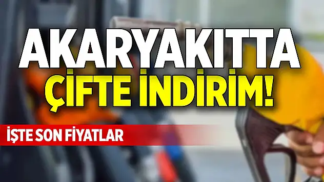 Akaryakıtta çifte indirim! İşte son fiyatlar
