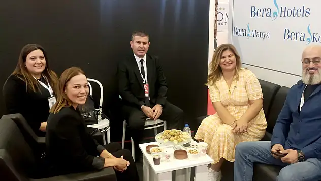 Bera Oteller Grubu Antalya Turizm Fuarı'nda ziyaretçilerini ağırladı