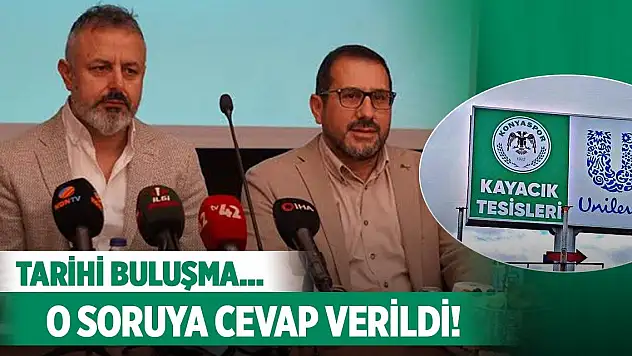 Konyaspor'da tarihi buluşma!