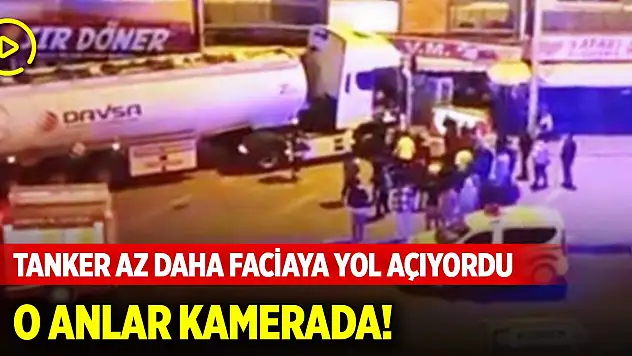 Konya'da akaryakıt tankeri faciaya yol açıyordu! O anlar kamerada