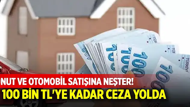 Konut ve otomobil satışına neşter! Sosyal medya ilanlarına 100 bin TL'ye kadar ceza yolda