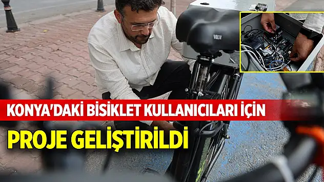 Konya'daki bisiklet kullanıcıları için proje geliştirildi