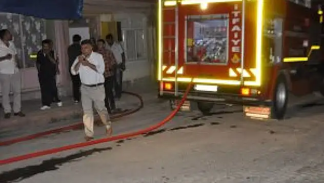 Seydişehir'de depoda yangın