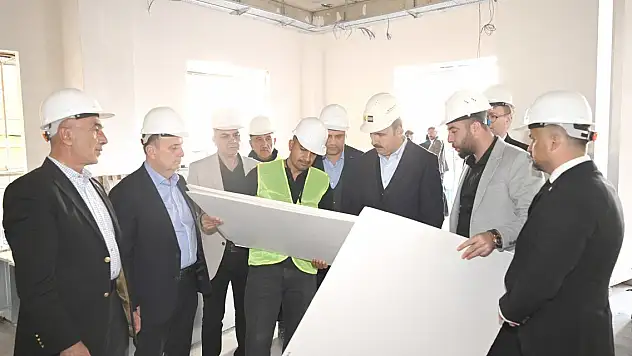 Ereğli Bilgehane inşaatını incelediler