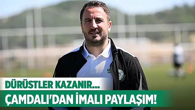 Konyaspor'da Ali Çamdalı'dan imalı paylaşım!