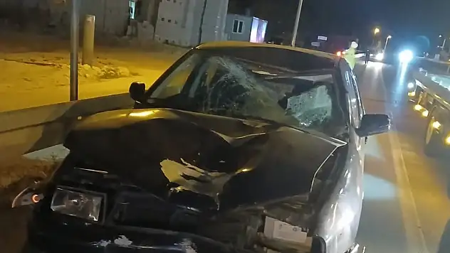 Kırşehir'de otomobilin çarptığı özel güvenlik görevlisi öldü