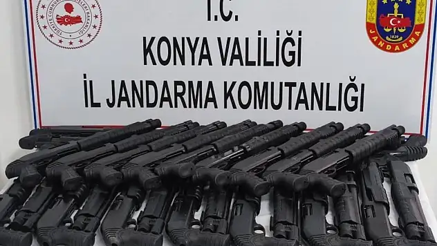 Konya'da silah kaçakçılığı operasyonunda yakalanan zanlı tutuklandı