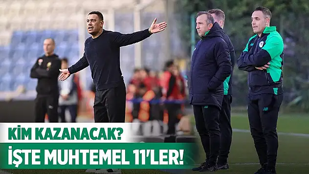 Konyaspor-Başakşehir, Muhtemel 11'ler!