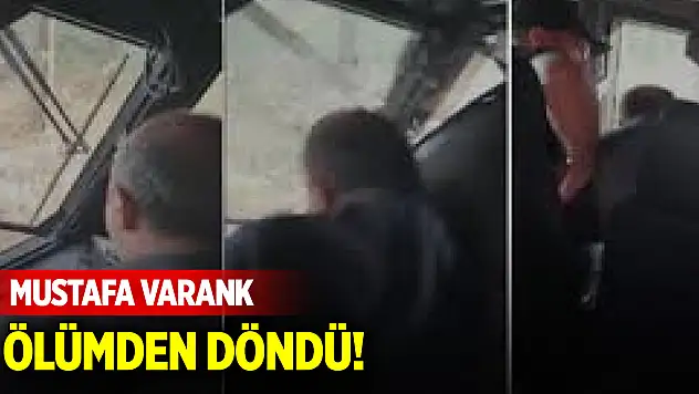 Mustafa Varank ölümden döndü!