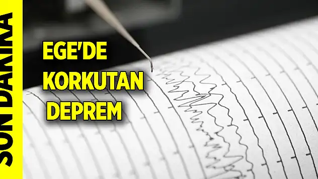 Son dakika! Ege'de korkutan deprem