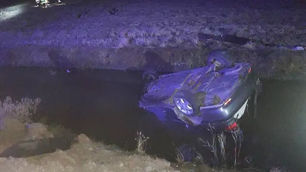 Edirne'de otomobil su kanalına düştü: 2 ölü, 1 yaralı