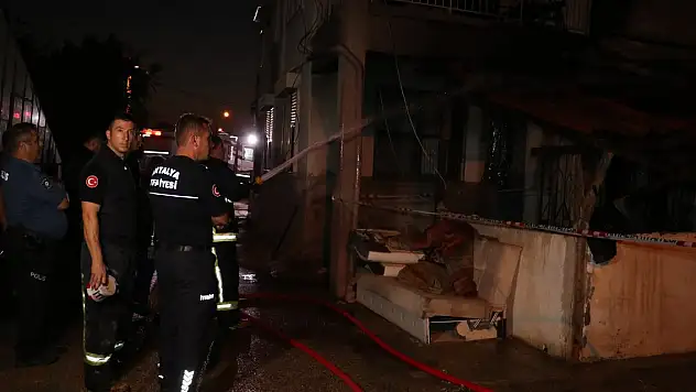 Misafirliğe geldiği evde çıkan yangında hayatını kaybetti