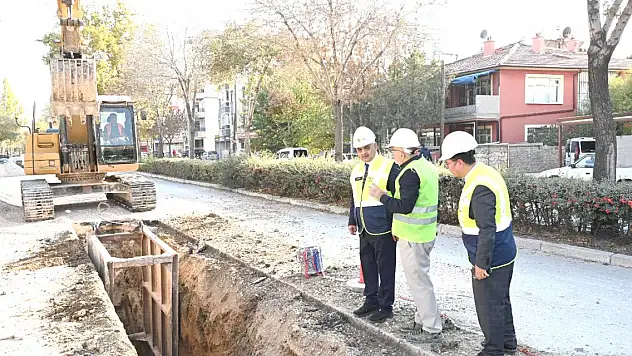 Konya Ahmet Özcan Caddesi'nde altyapı yenileniyor