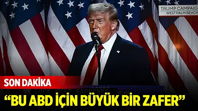 Son Dakika! Donald Trump: Bu ABD için büyük bir zafer