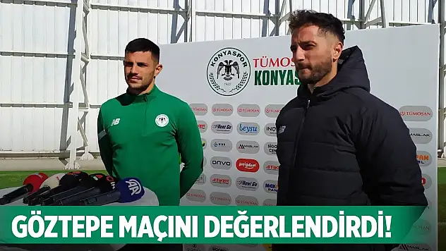 Konyaspor'da Aleksic'den Göztepe sözleri!