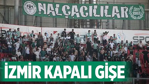 Konyasporlu taraftarlardan İzmir'e çıkartma