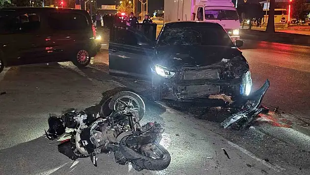 Adana'da otomobil ile motosiklet çarpıştı: 1 ölü