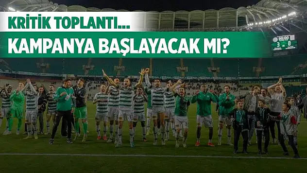 Konyaspor kampanya başlatacak mı, işte cevabı!