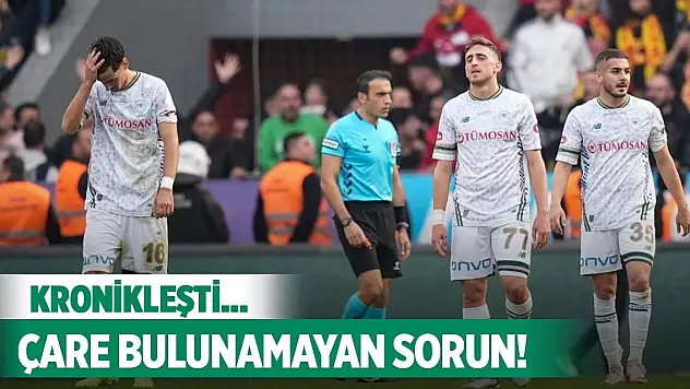 Konyaspor'un  çözüm bulamadığı sorun!
