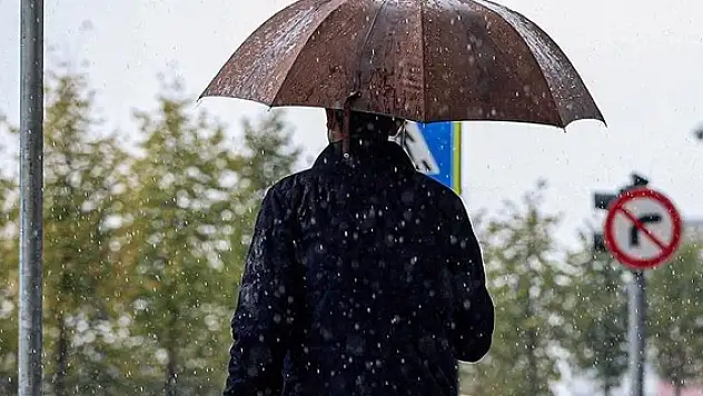 8 il için 'sarı' uyarı: Karla karışık yağmur ve sağanağa dikkat