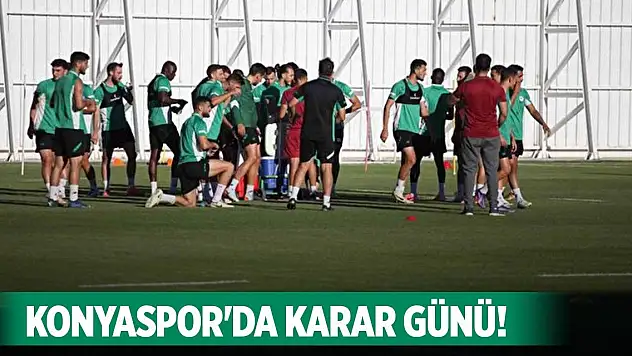 Konyaspor'da hayati toplantı!