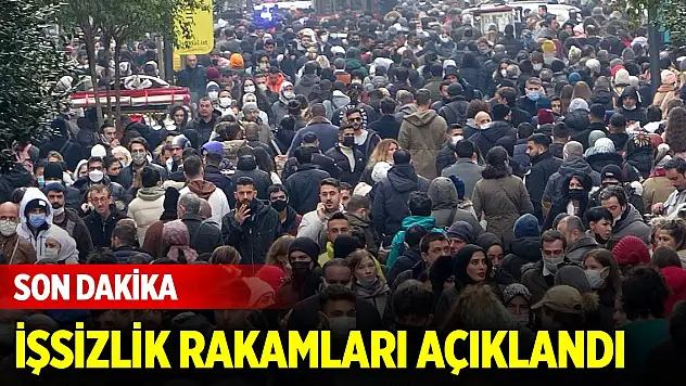Son Dakika! TÜİK, işsizlik rakamlarını açıkladı