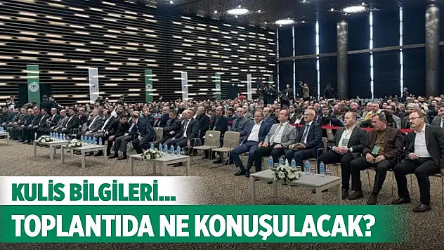 Konyaspor'un kritik toplantısında neler konuşulacak?