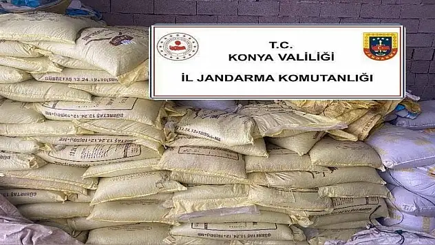 Konya'da ele geçirildi! Piyasa değeri 1 milyon 100 bin lira