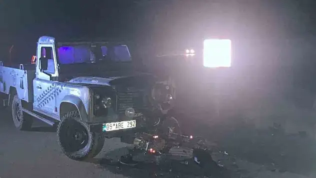 Aydın'da kamyonet ile motosiklet çarpıştı: 1 ölü