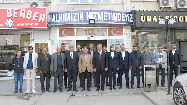 MHP Konya heyeti Yunak'ta  çalışmalarını sürdürdü