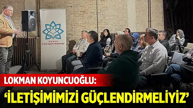 Şehir ve Kültür Akademisi'nin konuğu Lokman Koyuncuoğlu oldu