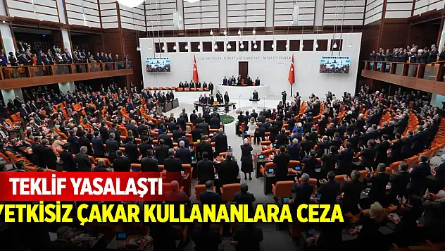 TBMM'de kabul edilerek yasalaştı! Yetkisiz çakar kullanımı ve ateşli silahlar...