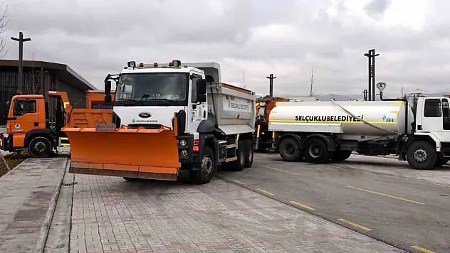 Selçuklu Belediyesi kış öncesi hazırlıklarını tamamladı