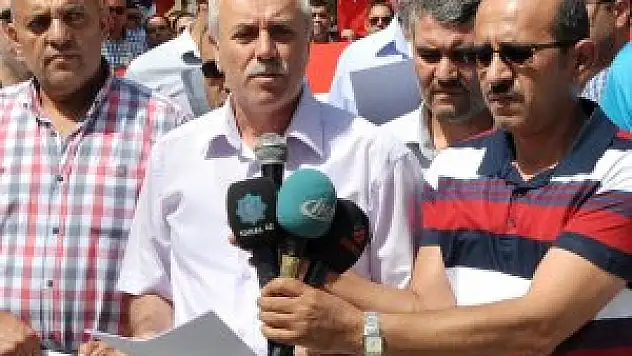 Konya'da Memur-Sen'den teröre tepki