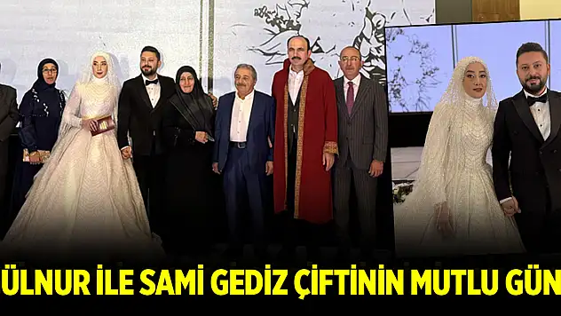Gülnur ile Sami Gediz çiftinin mutlu günü