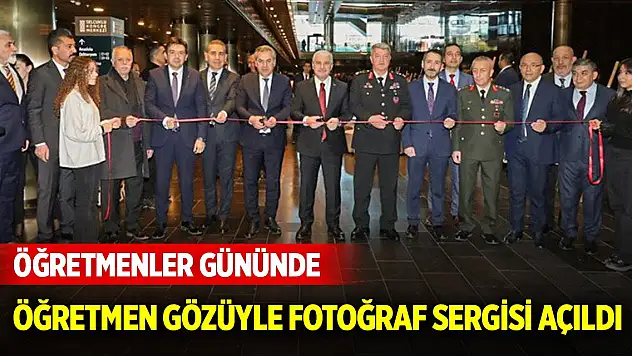 Öğretmenler Gününde Öğretmen Gözüyle Fotoğraf Sergisi açıldı