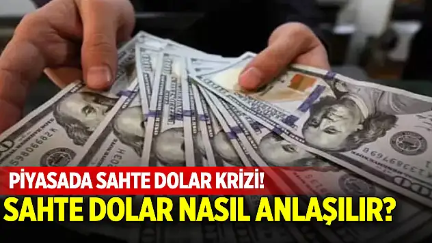 Piyasada sahte dolar krizi! Sahte dolar nasıl anlaşılır