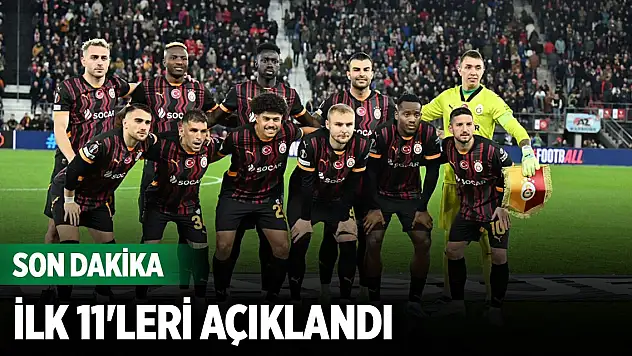 Son dakika... AZ Alkmaar-Galatasaray maçı 11'leri açıklandı