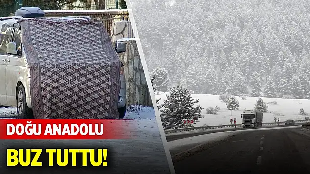 Doğu buz tuttu! Termometreler eksi 18 dereceyi gösterdi